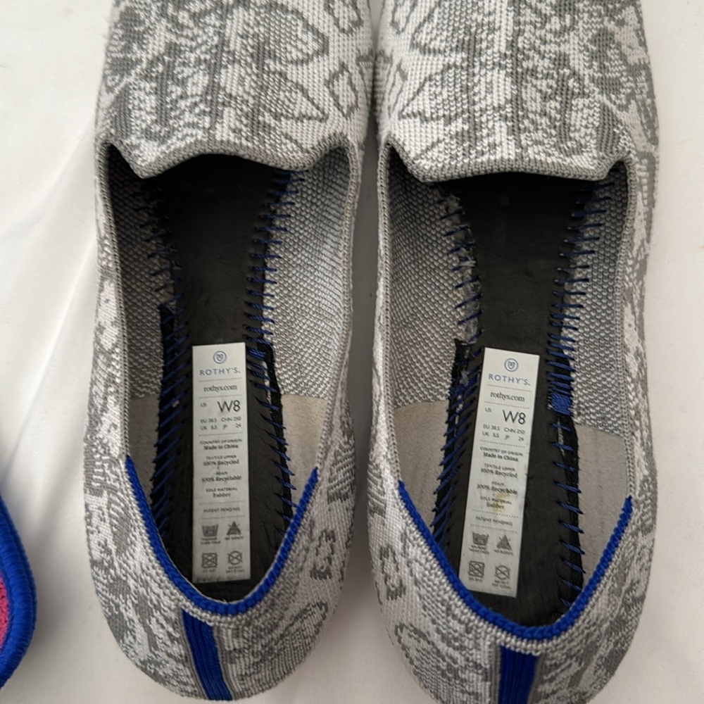 Rothy’s Size 8 Python Print Almond Toe Loafers - image 7